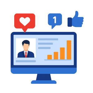 Online jelenlét ≠ posztolás