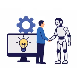 MI + ember együtt dolgozik