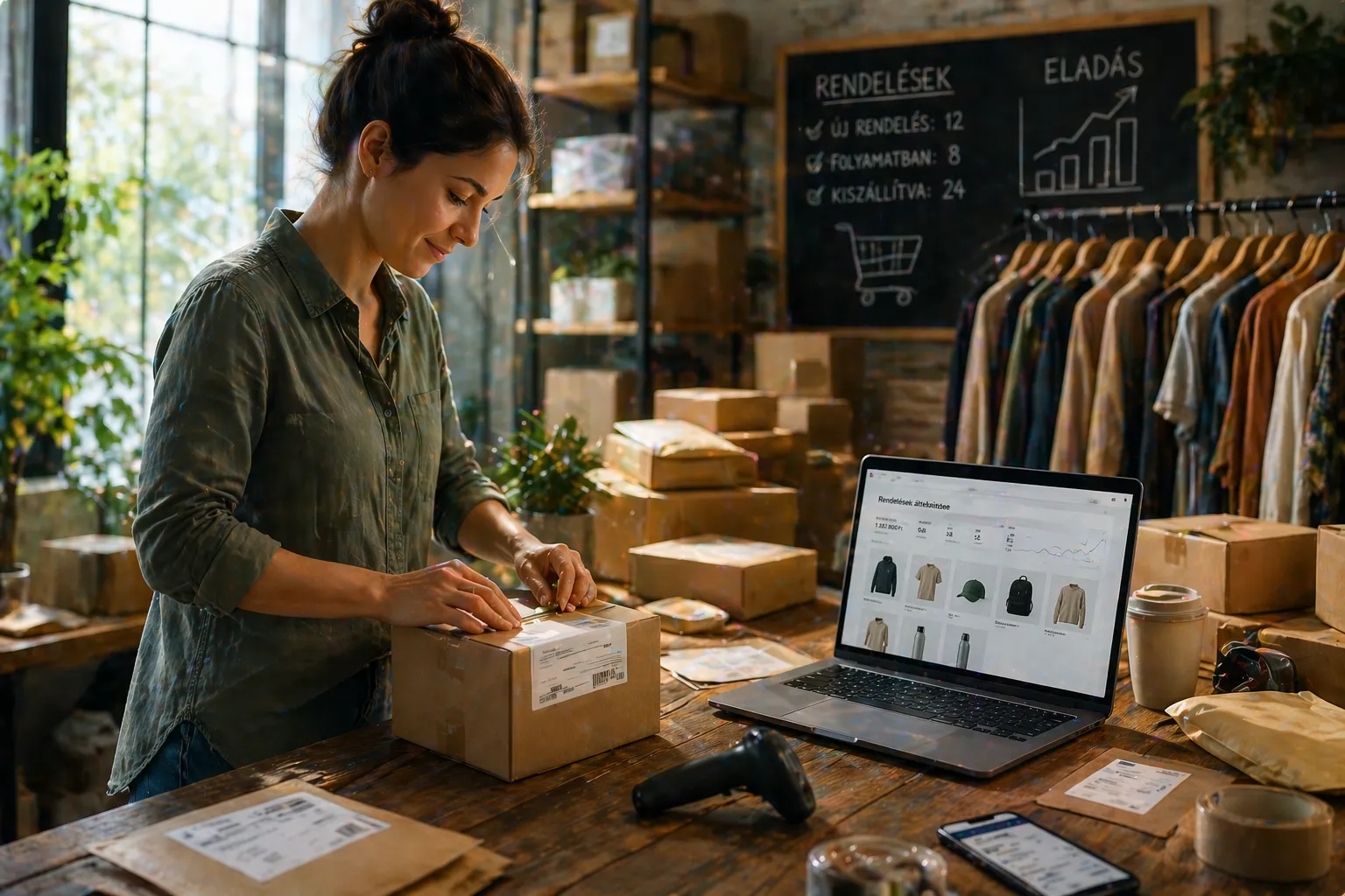 Webshop készítés